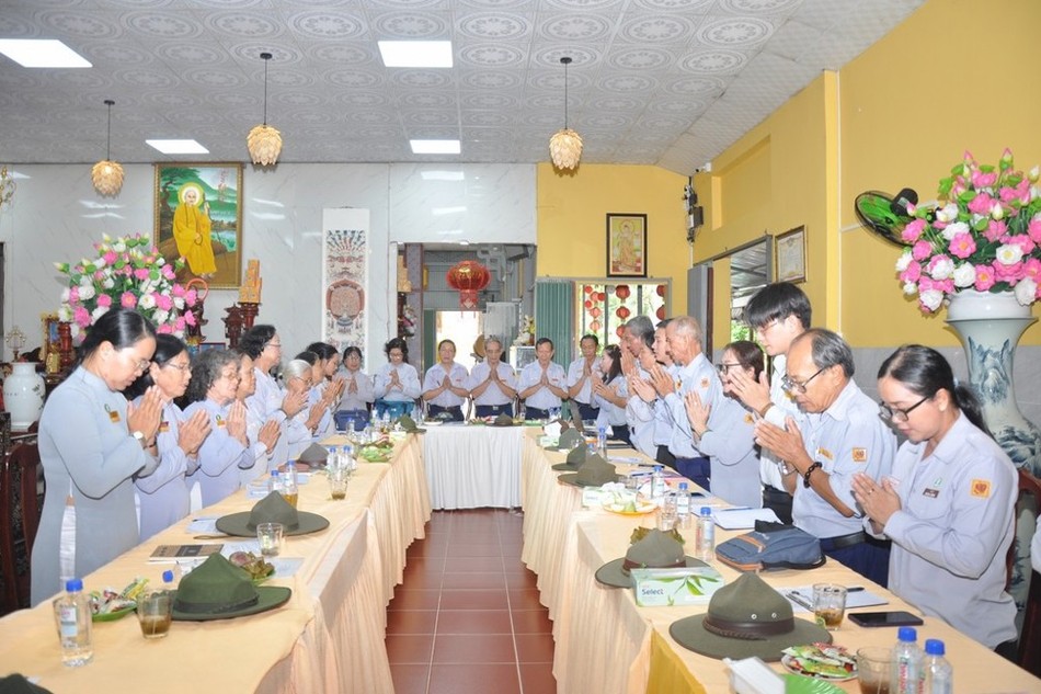 Thường trực các Ban Hướng dẫn Phân ban Gia đình Phật tử khu vực Tây Nam Bộ họp tại chùa Như Kiên 