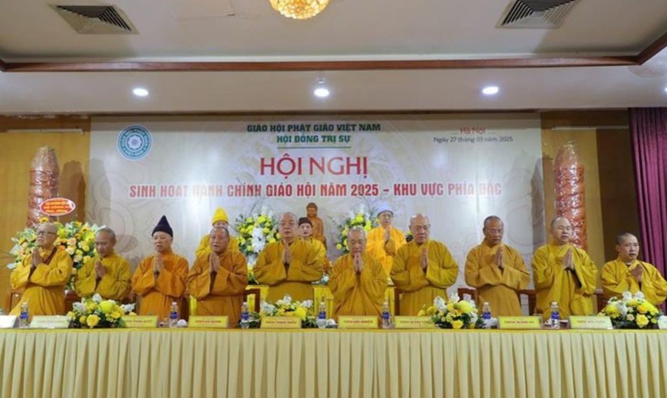 Hội nghị sinh hoạt Giáo hội năm 2025 dành cho các tỉnh thành khu vực phía Bắc, diễn ra tại Trụ sở Trung ương GHPGVN