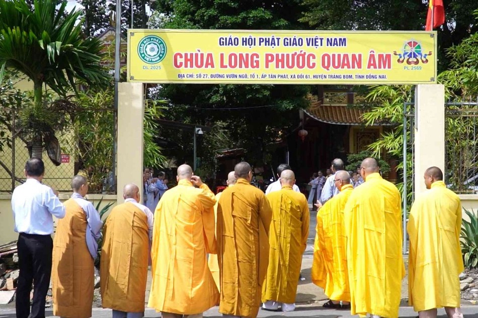 Chùa Long Phước thượng bảng thành chùa Long Phước Quan Âm 