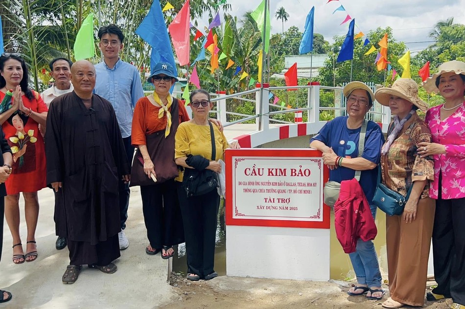 Khánh thành cầu Kim Bảo cho người dân địa phương