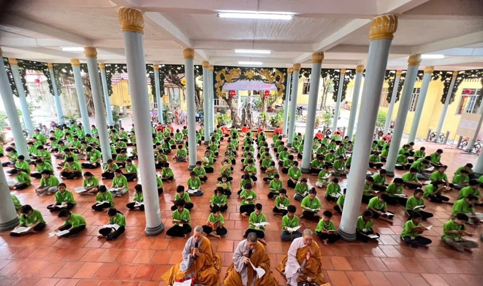 Khóa tu mùa hè tại chùa Lộc Thọ