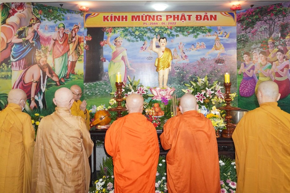 Đại lễ Phật đản Phật lịch 2566 tại chùa Huỳnh Kim (quận Gò Vấp, TP.HCM)