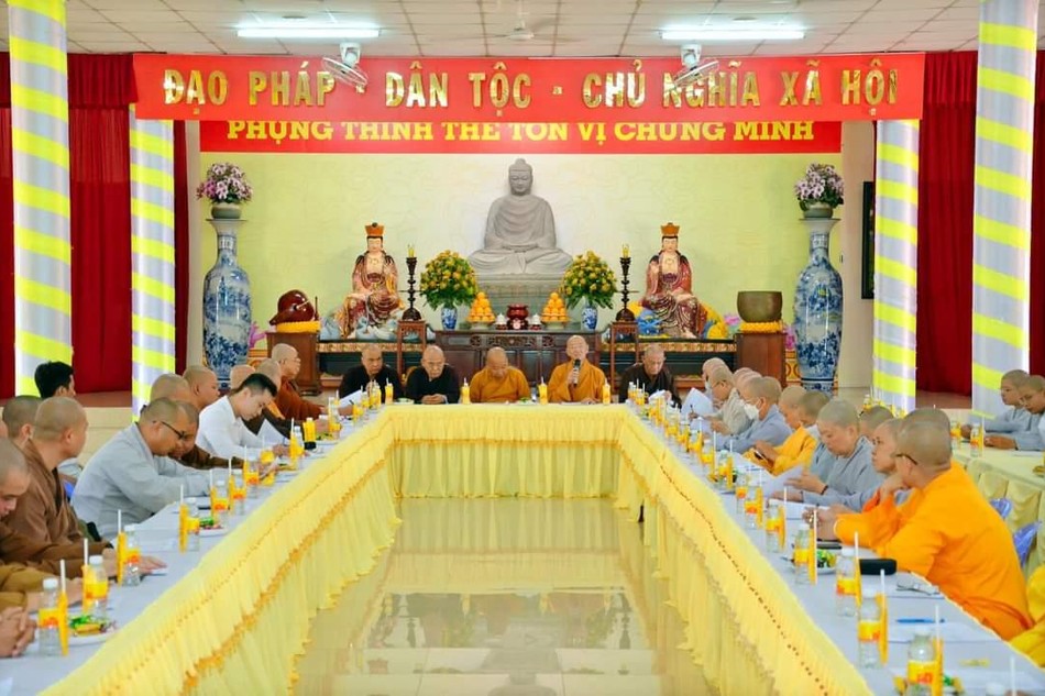 Phật giáo TP.Cần Thơ họp chuẩn bị cho Đại giới đàn Huệ Trường tổ chức vào tháng 7-2022