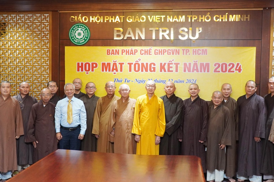 Ban Pháp chế GHPGVN TP.HCM họp mặt tổng kết năm 2024