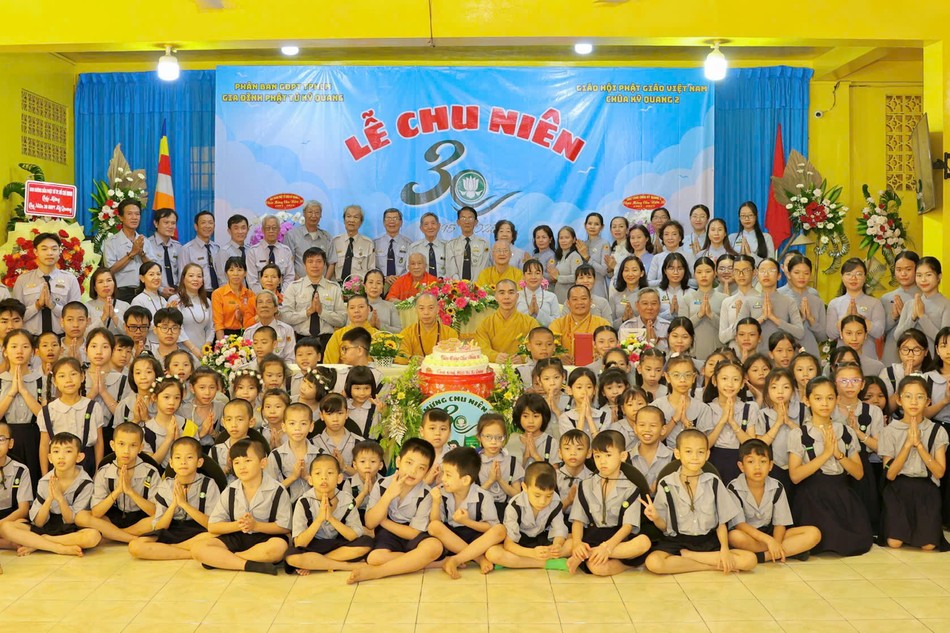 Kỷ niệm 30 năm hình thành và phát triển Gia đình Phật tử Kỳ Quang