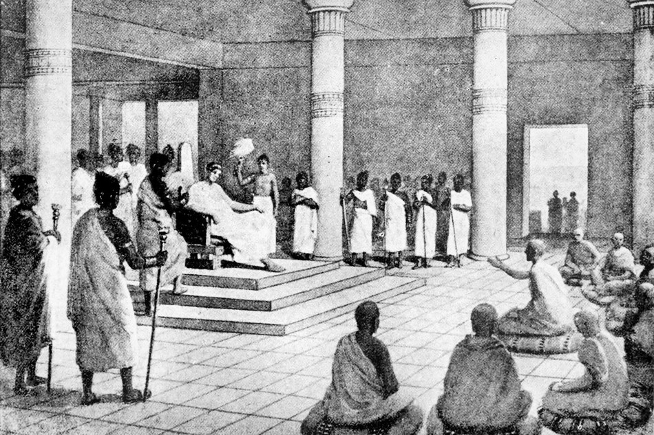  Vua Mi-lan-đà vấn đạo Tỳ-kheo Na-tiên - Ảnh minh họa