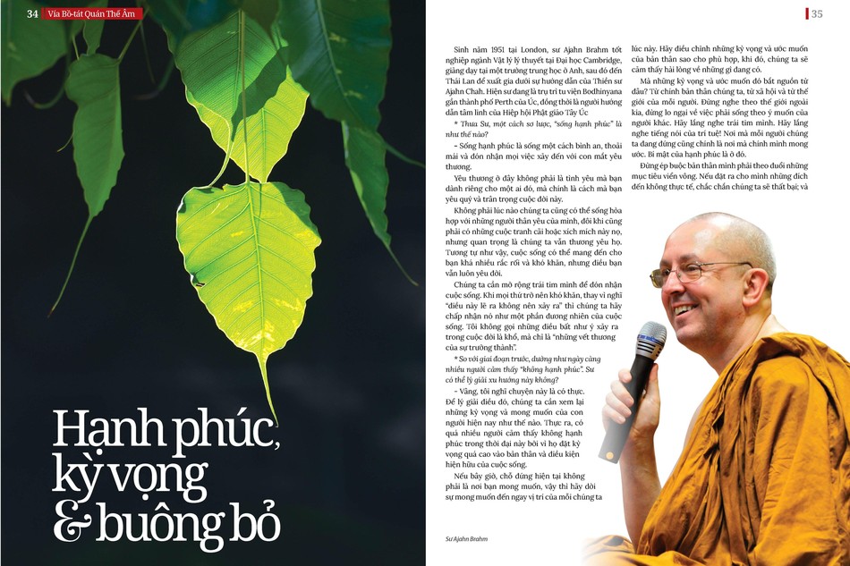 Bài trên Báo Giác Ngộ số 1123 - Thiết kế: Phòng Mỹ thuật BGN/Tống Viết Diễn