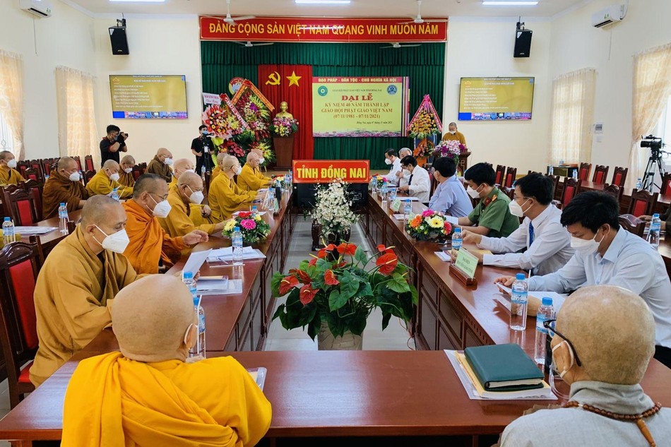 Đại lễ Kỷ niệm 40 năm thành lập GHPGVN tại trụ sở Ủy ban MTTQVN tỉnh Đồng Nai