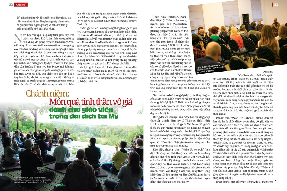 Bài trên Báo Giác Ngộ số 1131 - Thiết kế: Phòng Mỹ thuật BGN/Tống Viết Diễn