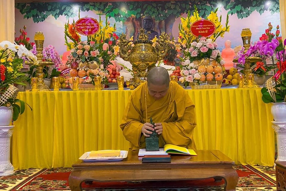 Chính thức khai ấn mở đầu cho lễ "Khai bút, cầu trí tuệ" Xuân Nhâm Dần 2022