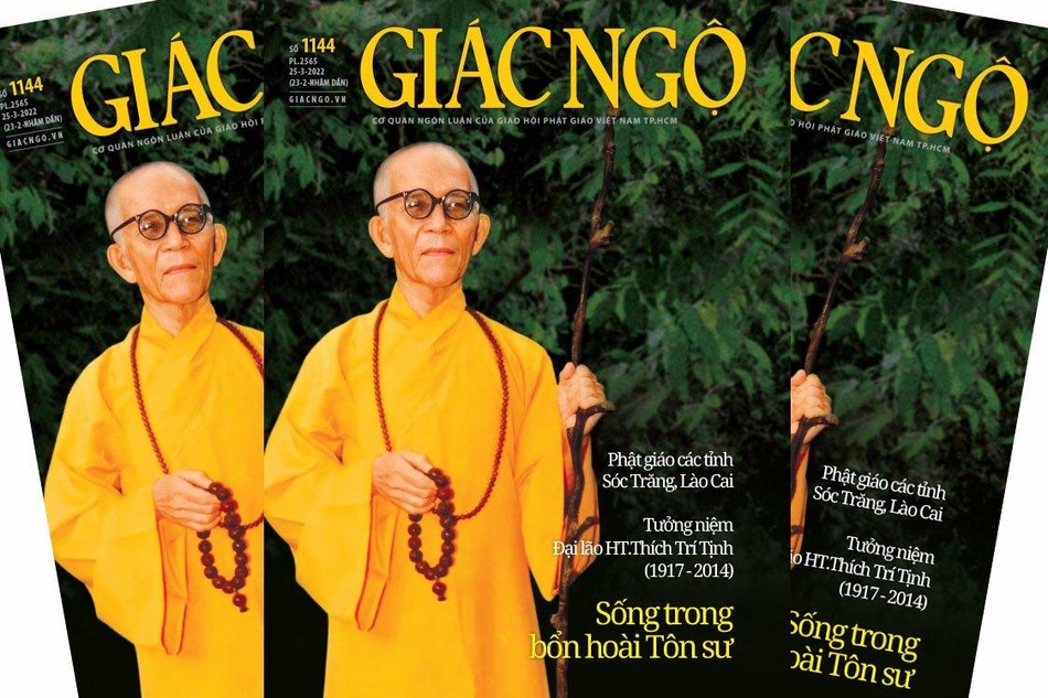 Báo Giác Ngộ số 1144: "Sống trong bổn hoài tôn sư"