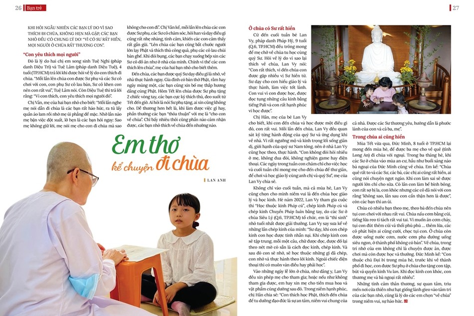 Bài trên Báo Giác Ngộ số 1190 - Thiết kế: Phòng Mỹ thuật BGN/Tống Viết Diễn