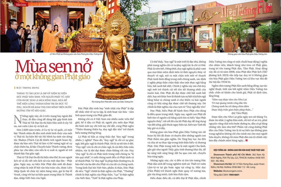 Bài trên Báo Giác Ngộ số 1203 - Thiết kế: Phòng Mỹ thuật BGN/Tống Viết Diễn