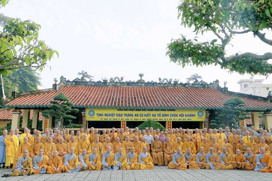 Trường hạ tổ đình Hội Khánh có hơn 100 chư Tăng an cư