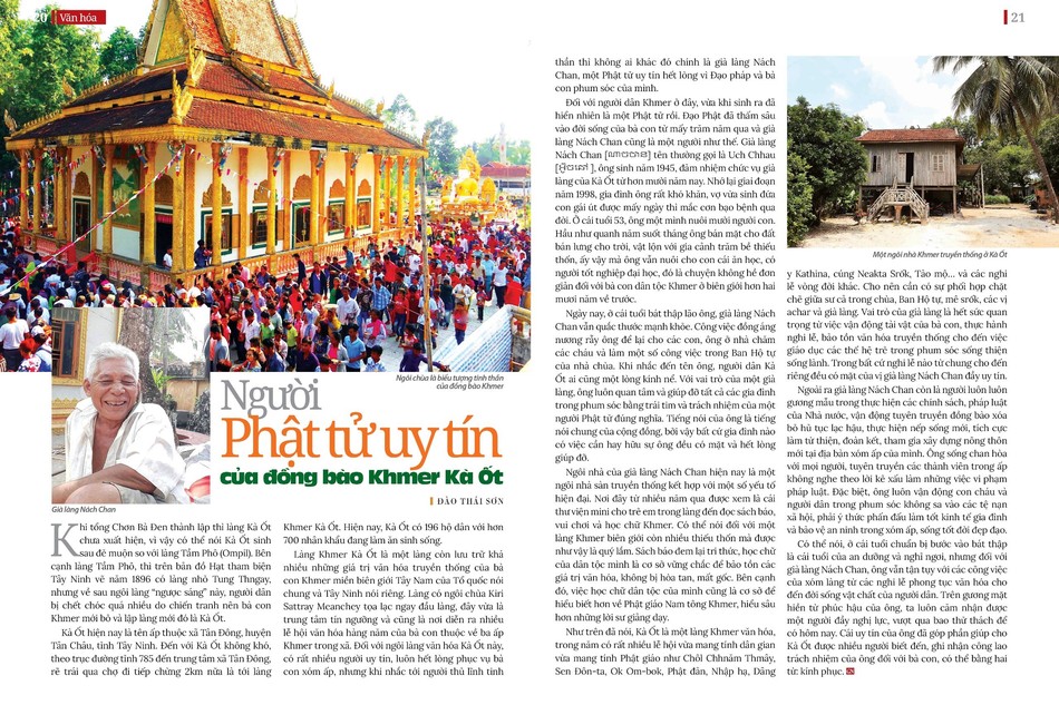 Bài trên Báo Giác Ngộ số 1236 - Thiết kế: Phòng Mỹ thuật BGN/Tống Viết Diễn