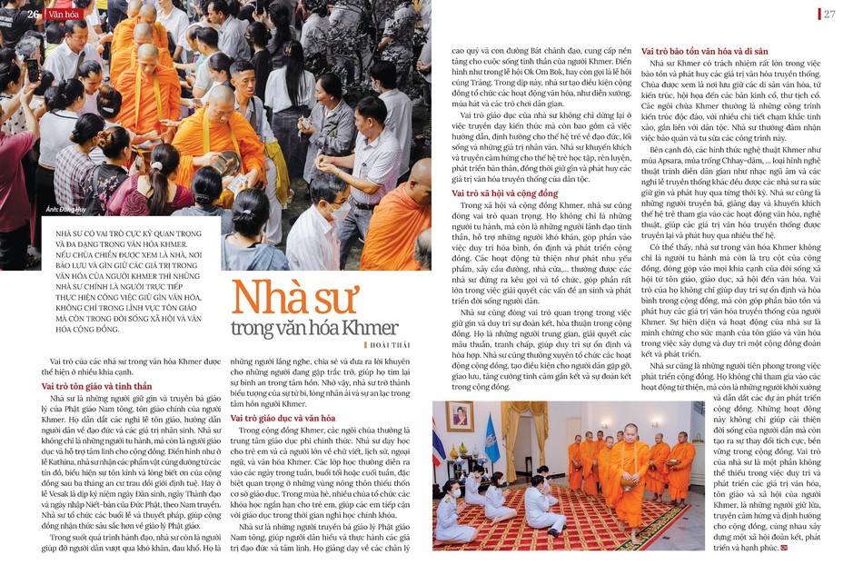 Bài trên Báo Giác Ngộ số 1260 - Thiết kế: Phòng Mỹ thuật BGN/Tống Viết Diễn