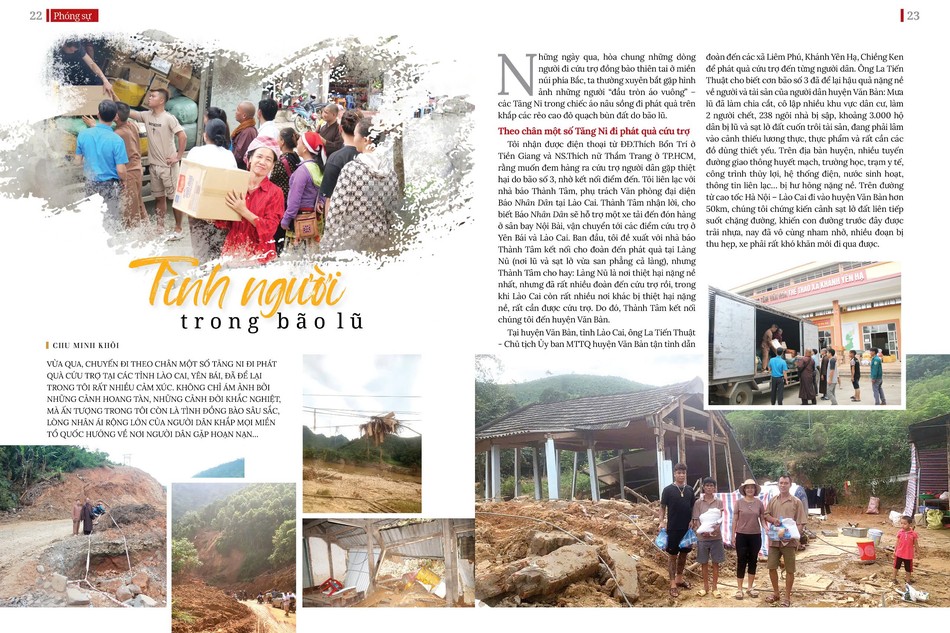 Bài trên Báo Giác Ngộ số 1271 - Thiết kế: Phòng Mỹ thuật BGN/Tống Viết Diễn