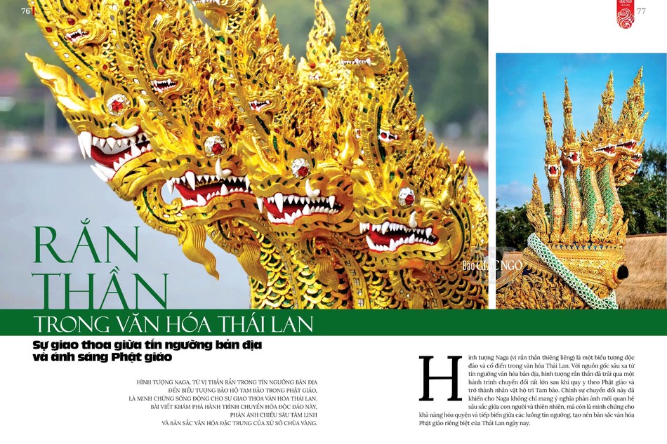 Bài đăng trên giai phẩm Giác Ngộ Xuân Ất Tỵ - 2025 - Thiết kế: Phòng Mỹ thuật BGN/Tống Viết Diễn