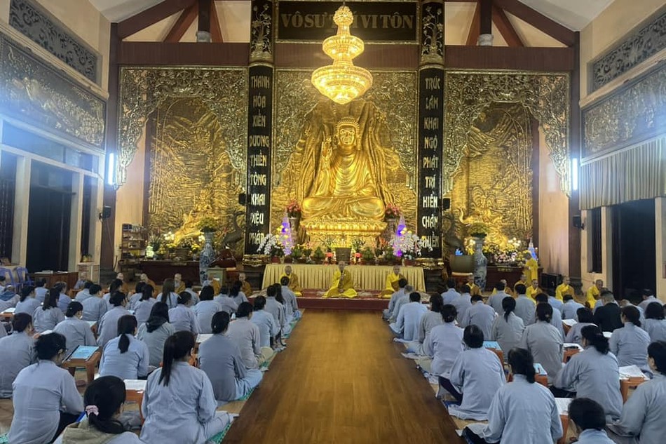 Khóa lễ tưởng niệm ngày Đức Phật Thích Ca Mâu Ni nhập Niết-bàn tại thiền viện Trúc Lâm Hàm Rồng