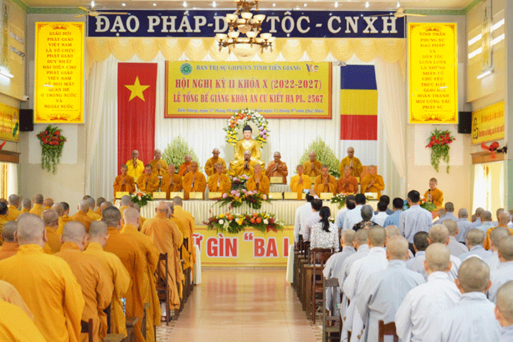 Hội nghị kỳ 2 khóa X - sơ kết Phật sự 6 tháng đầu năm 2023, bế mạc khóa An cư kiết hạ Phật lịch 2567.