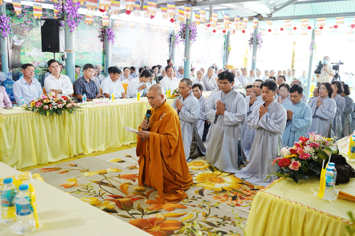 Tiền Giang: Trao quyết định bổ nhiệm trụ trì chùa Phước Bình đến Đại ...