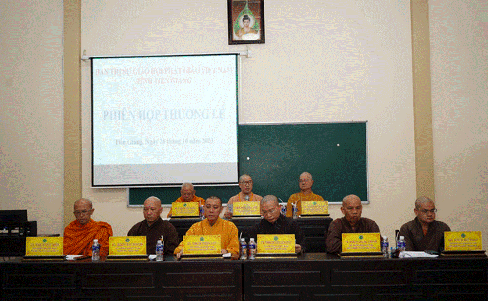 Ban Trị sự GHPGVN tỉnh Tiền Giang triển khai nhiều hoạt động Phật sự trọng tâm