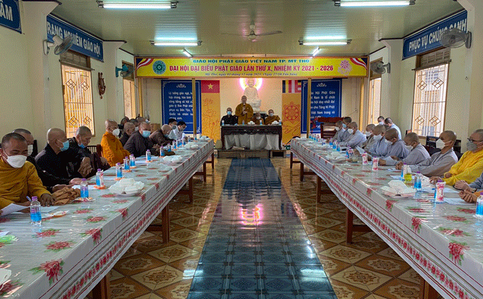 Buổi họp của Ban Trị sự Phật giáo TP.Mỹ Tho Buổi họp của Ban Trị sự Phật giáo TP.Mỹ Tho