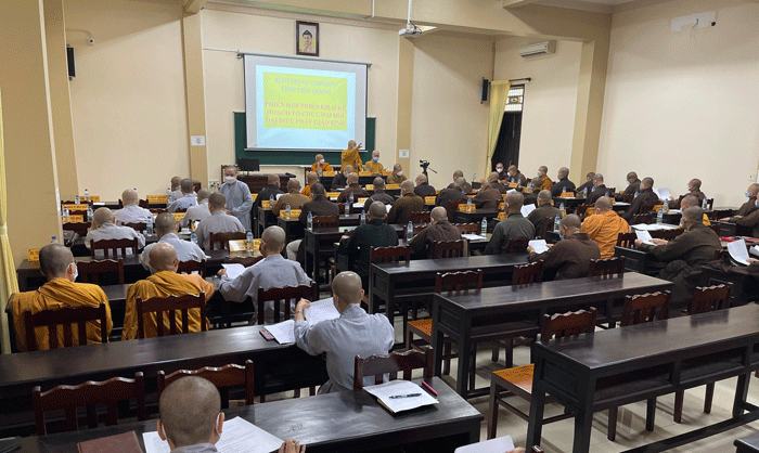 Quang cảnh buổi họp của Ban Trị sự GHPGVN tỉnh Tiền Giang Quang cảnh buổi họp của Ban Trị sự GHPGVN tỉnh Tiền Giang