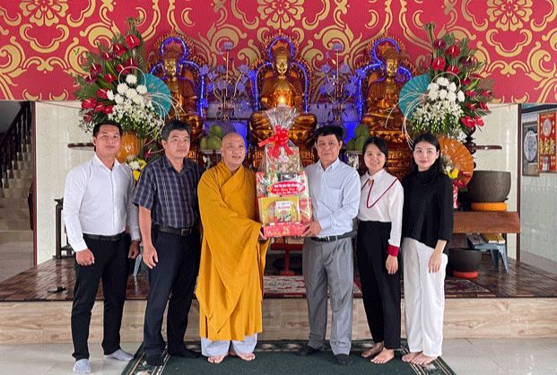 Chúc Tết tại Văn phòng Ban Trị sự GHPGVN thị xã Gò Công Chúc Tết tại Văn phòng Ban Trị sự GHPGVN thị xã Gò Công