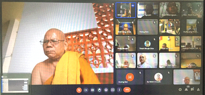 Họp trực tuyến thống nhất các Phật sự sắp tới Họp trực tuyến thống nhất các Phật sự sắp tới