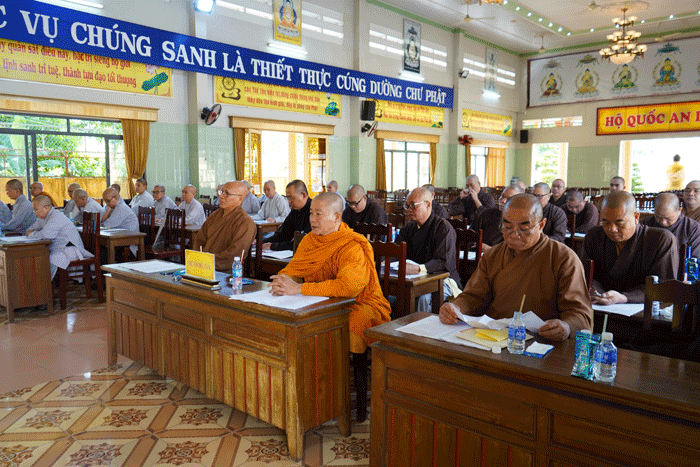 Ban Trị sự, Ban Tổ chức họp chuẩn bị các công tác tổ chức Đại giới đàn Huệ Đăng