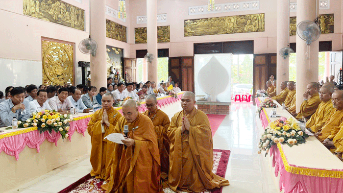 Đại đức Thích Nhuận Dõng phát nguyện phụng sự Tam bảo, phát huy đạo tràng