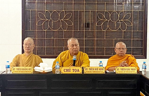 Ban Trị sự GHPGVN tỉnh Tiền Giang đã có phiên họp đầu tiên triển khai các Phật sự năm 2021