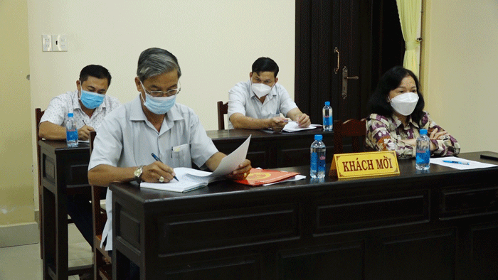 Đại diện các cơ quan tham dự hội nghị