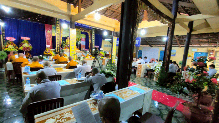 Đại hội đã thông qua Nghị quyết Đại hội đại biểu Phật giáo thị xã Cai Lậy nhiệm kỳ 2021-2026