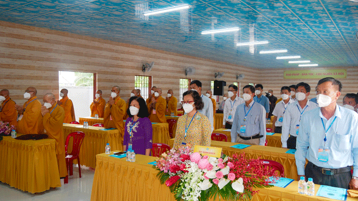 Nghi thức chào Quốc kỳ, Đạo kỳ trước khi đại hội chính thức diễn ra