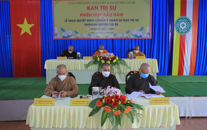 Chư tôn đức chứng minh, chủ tọa buổi họp Chư tôn đức chứng minh, chủ tọa buổi họp