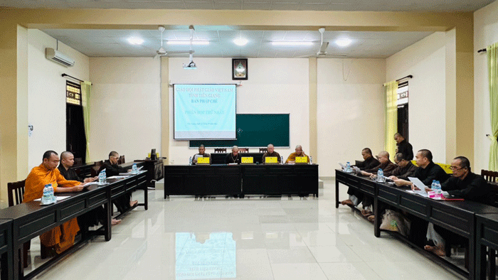 Tiền Giang: Ban Pháp chế Phật giáo tỉnh thảo luận kiện toàn nội quy hoạt động