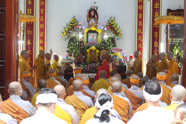 Bình Định: Lễ Đại tường Ni trưởng Thích nữ Hạnh Giáo tại chùa Phổ Minh