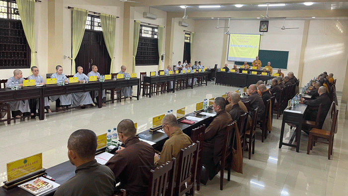 Buổi họp của Ban Trị sự Phật giáo tỉnh