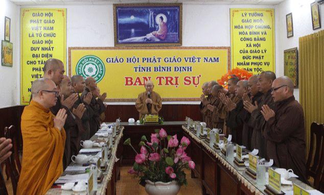 Bình Định: Ban Thường trực Ban Trị sự tỉnh họp chuẩn bị tổ chức Đại giới đàn Trí Độ