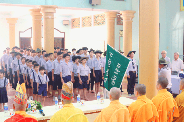 Bình Định: Ban Hướng dẫn Phân ban Gia đình Phật tử tỉnh tổ chức lễ hiệp kỵ, ra mắt nhân sự