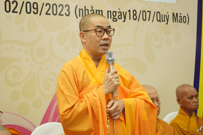 Thượng tọa Thích Quảng Lộc ban đạo từ Thượng tọa Thích Quảng Lộc ban đạo từ
