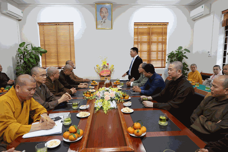 Đoàn gặp gỡ lãnh đạo Sở Nội vụ - Ban Tôn giáo tỉnh Thừa Thiên Huế