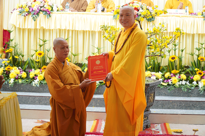 Bổ nhiệm Thượng tọa Thích Thích Trung Phước trụ trì chùa An Phước
