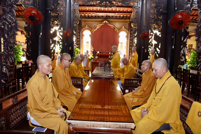 Chư Tăng trường hạ chùa Vĩnh Tràng