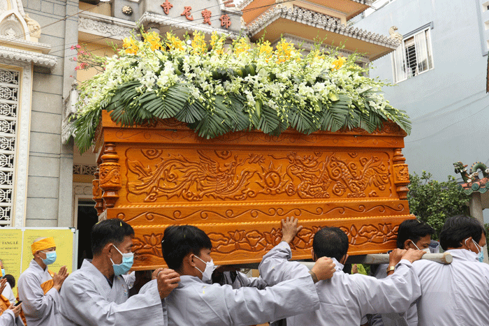 Kim quan nhục thân cố Ni trưởng Thích nữ Minh Viên Kim quan nhục thân cố Ni trưởng Thích nữ Minh Viên