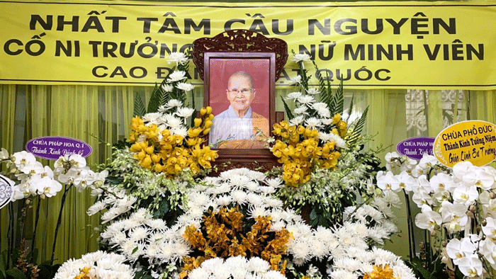 Lễ truy niệm và phụng tống kim quan Ni trưởng Thích nữ Minh Viên trà-tỳ