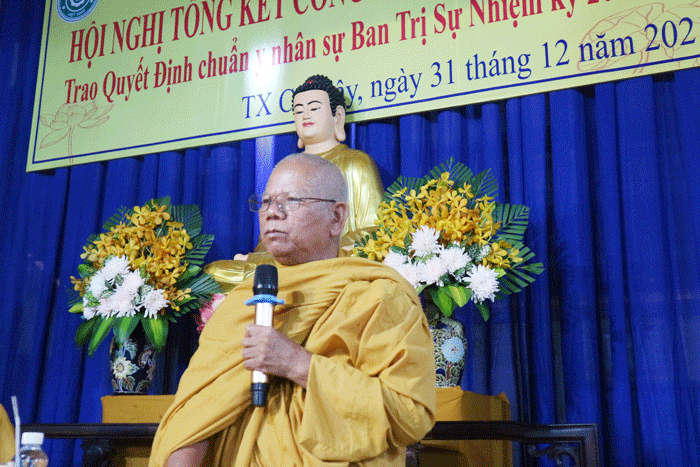 Hòa thượng Thích Giác Nhân ban đạo từ