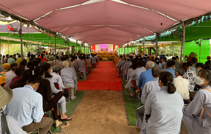 Quang cảnh buổi lễ